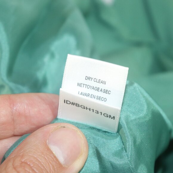 BCBG Chiffon Pleated Green Skirt Size 4 - Picture 9 of 11